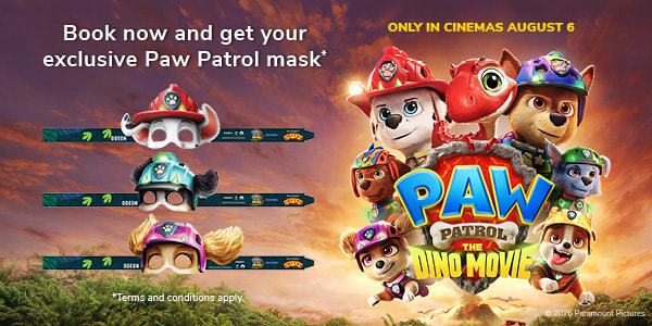 Paw Patrol The Dino Movie masks